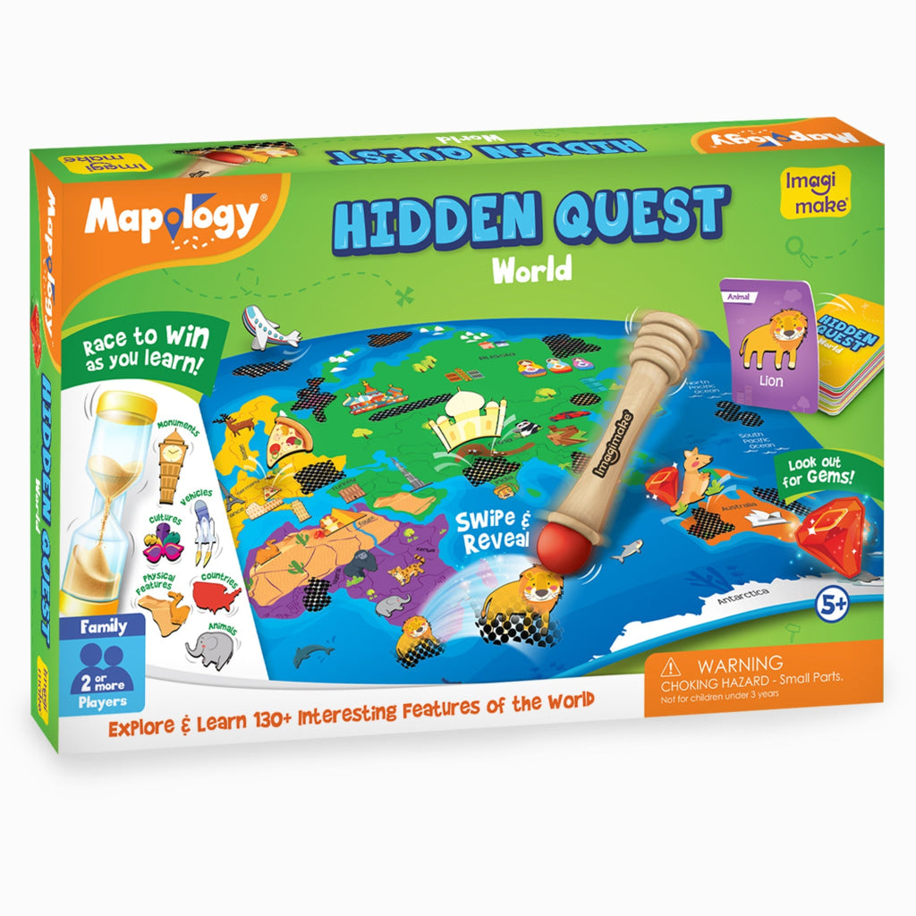 Hidden Quest World Map Game – Geography & Discovery - Mapology
