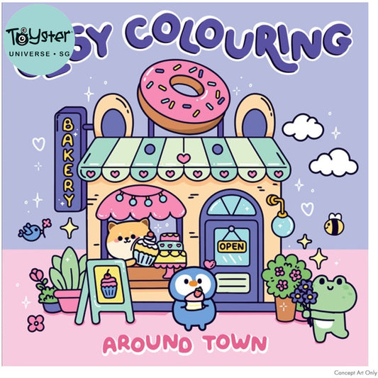 Hinkler Art Maker Cosy Colouring: Around the Town - Art Maker