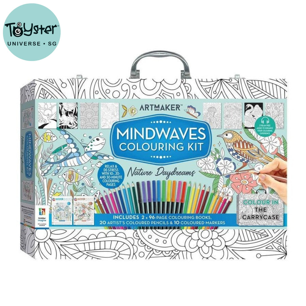 Hinkler Art Maker Mindwaves Colouring Kit Artmaker