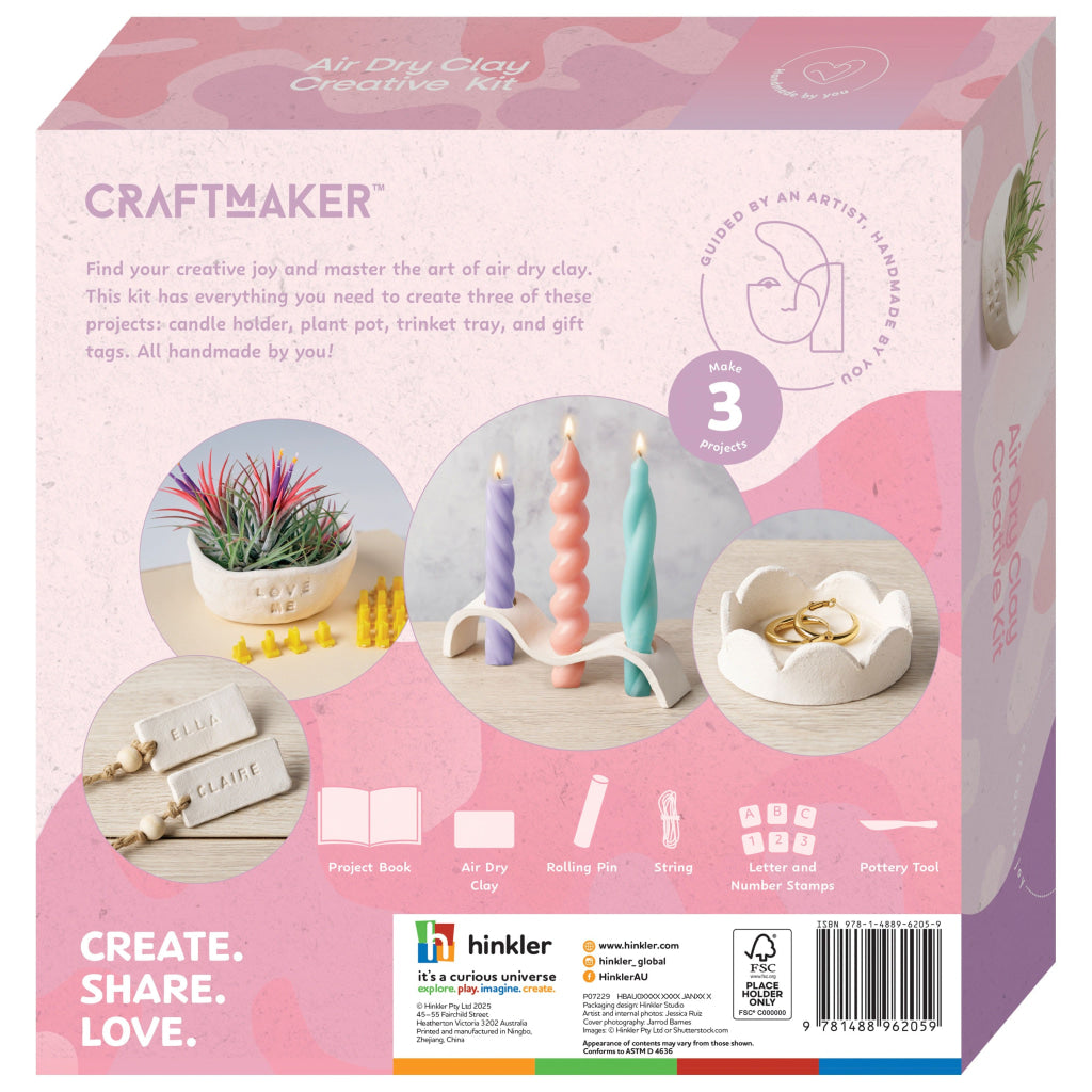 Hinkler Craft Maker Air Dry Clay - CRAFT MAKER
