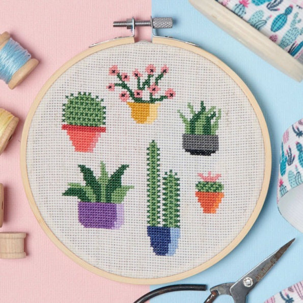 Hinkler Craft Maker Botanical Cross Stitch Kit - CRAFT MAKER