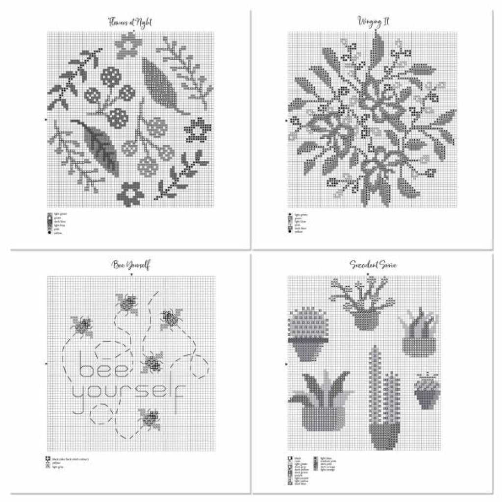 Hinkler Craft Maker Botanical Cross Stitch Kit - CRAFT MAKER