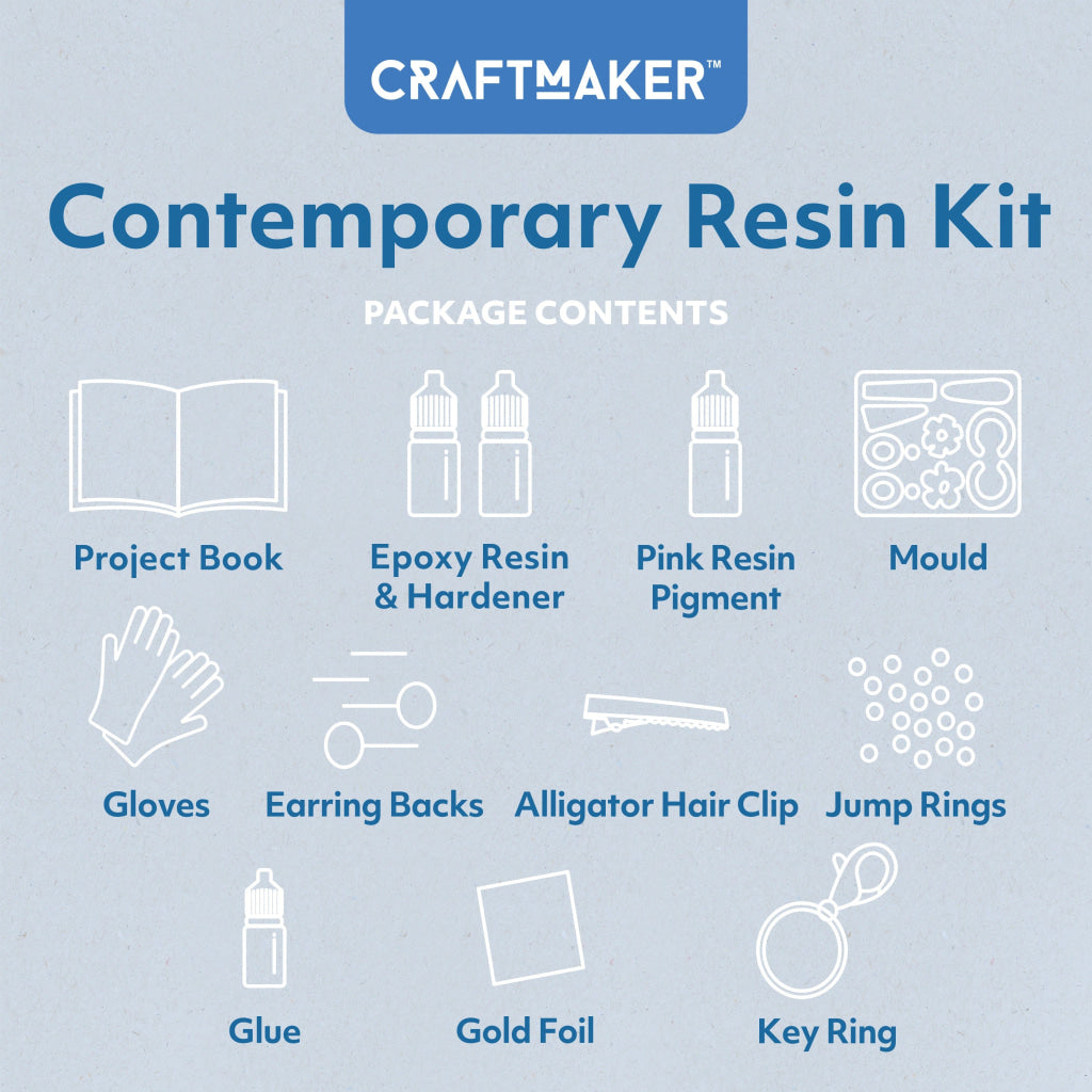 Hinkler Craft Maker Contemporary Resin Kit Deluxe Craft Maker