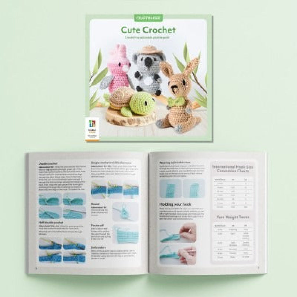 Hinkler Craft Maker Cute Crochet Kit CRAFT MAKER