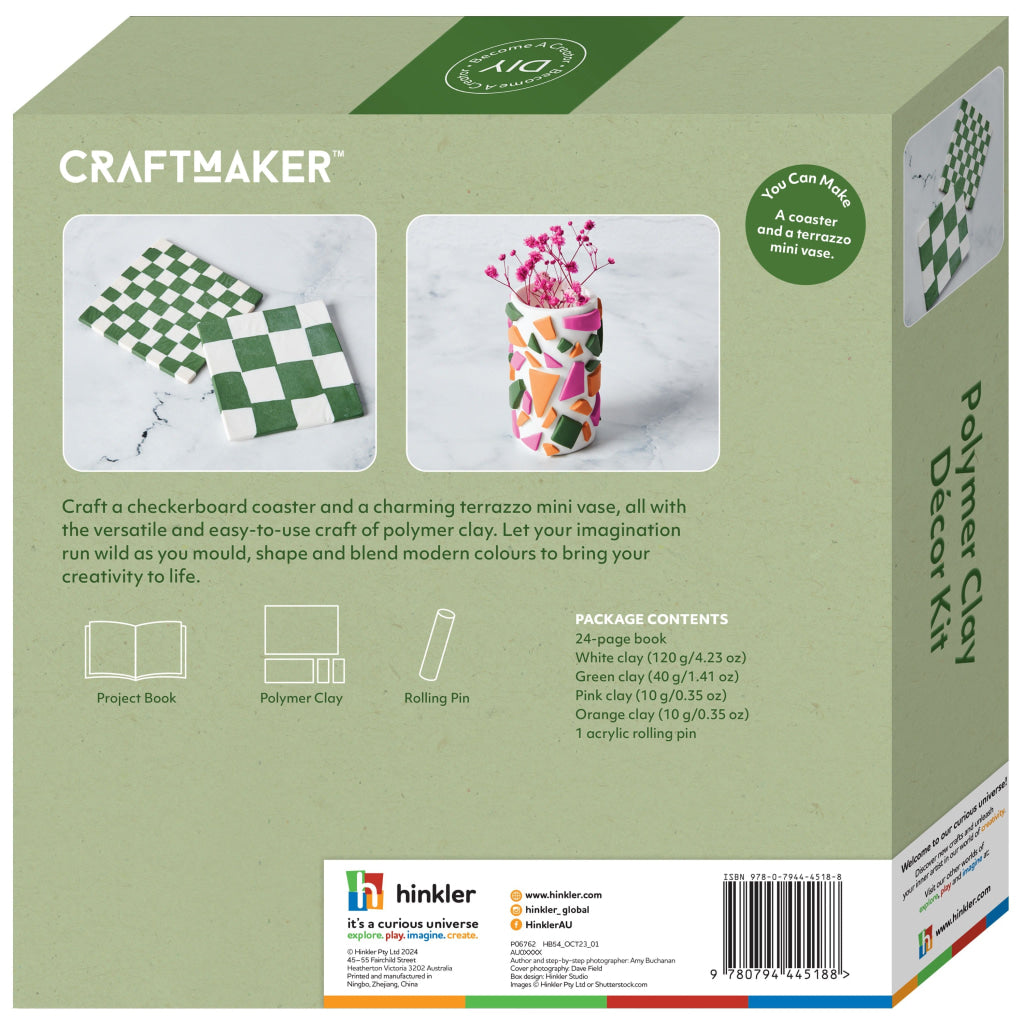 Hinkler Craft Maker Polymer Clay Home Decor Kit Hinkler