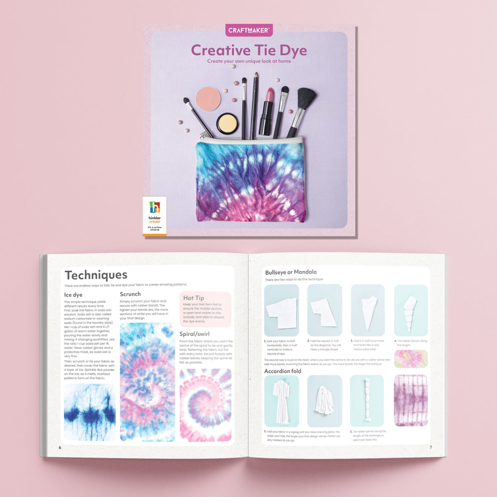 Hinkler Craft Maker Tie Die Kit - CRAFT MAKER