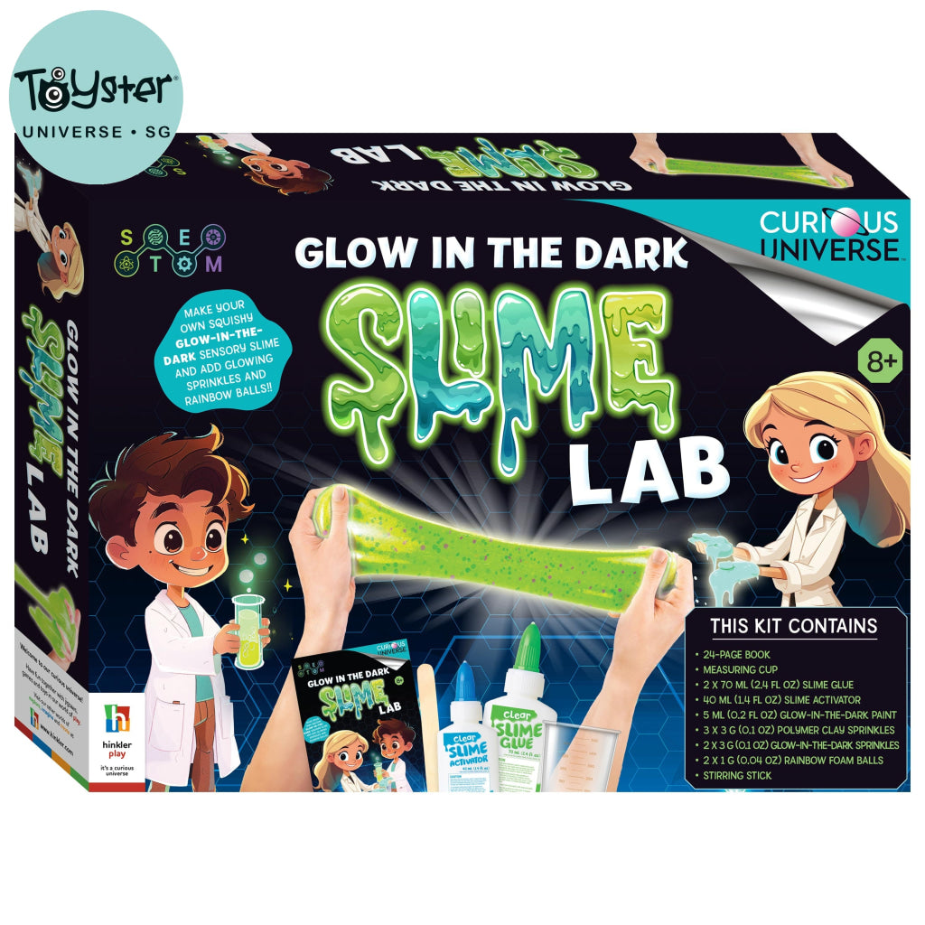 Hinkler Curious Universe Glow in the Dark Slime Lab - Curious Universe