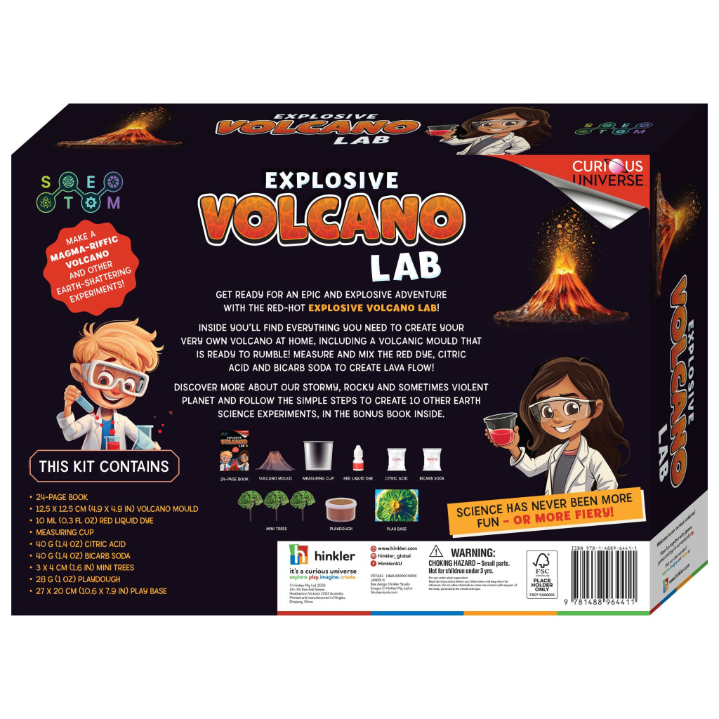 Hinkler Curious Universe Volcano Experiment Lab - Curious Universe