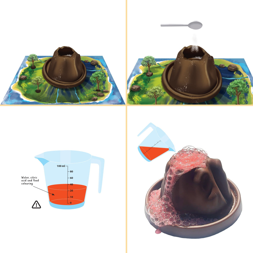 Hinkler Curious Universe Volcano Experiment Lab - Curious Universe