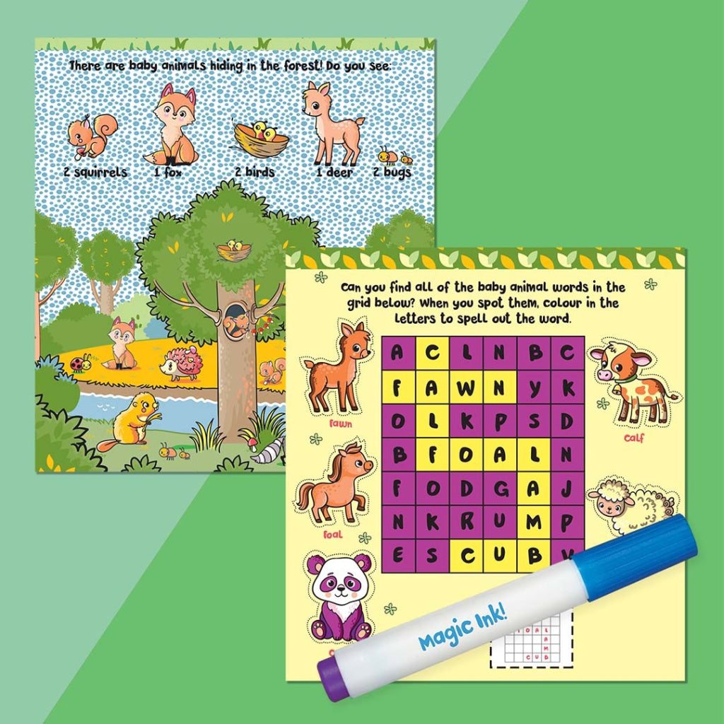 Hinkler Inkredibles: Invisible Ink Baby Animals Inkredibles