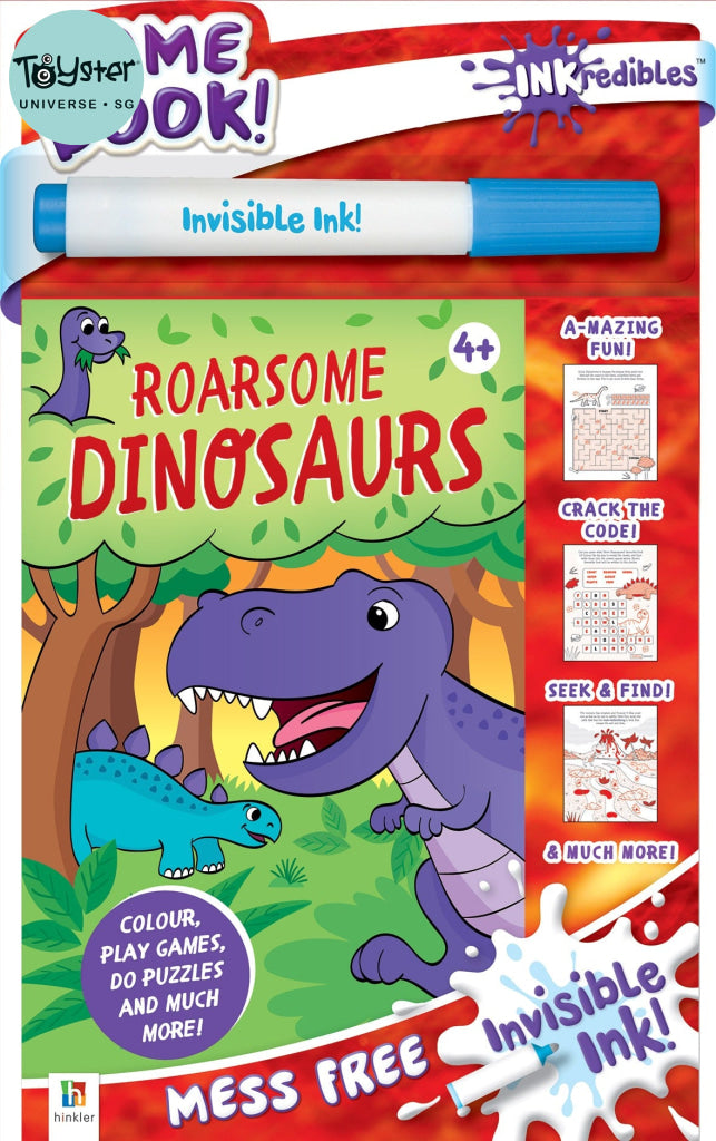 Hinkler Inkredibles: Invisible Ink Roarsome Dinosaurs Inkredibles