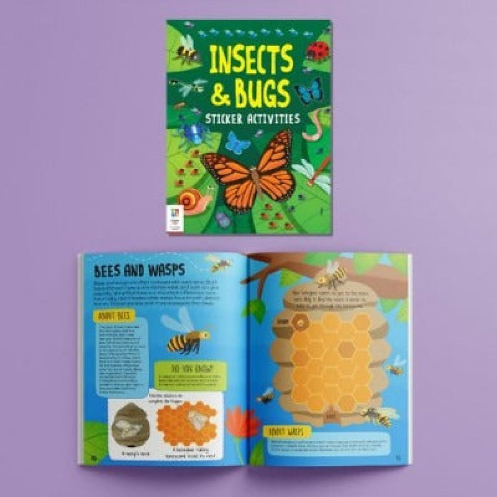 Hinkler Jigsaw And Book Insects Bugs (Us Edition) Jigsaw And Book