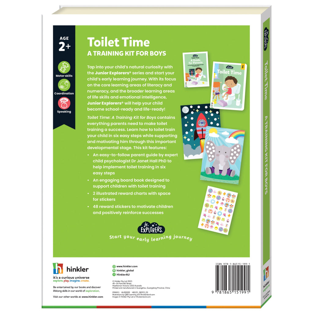 Hinkler Junior Explorers Toilet Time for Boys (2023 Ed) HINKLER