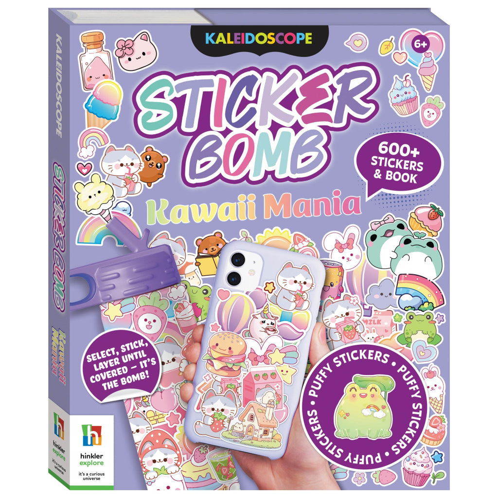 Hinkler Kaleidoscope Sticker Bomb Kawaii Mania HINKLER