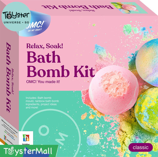 Hinkler Omc! Relax Soak! Bath Bomb Kit