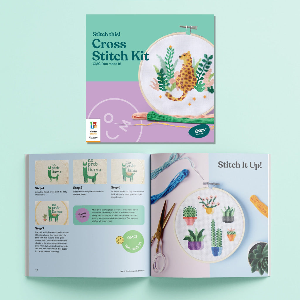Hinkler Omc! Stitch This Cross-Stitch Kit