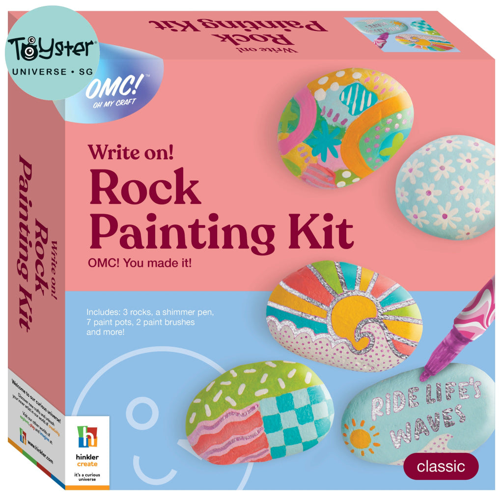 Hinkler Omc! Write On! Rock Painting Kit