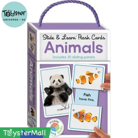 Hinkler Slide & Learn Flashcards Animals Flash Cards