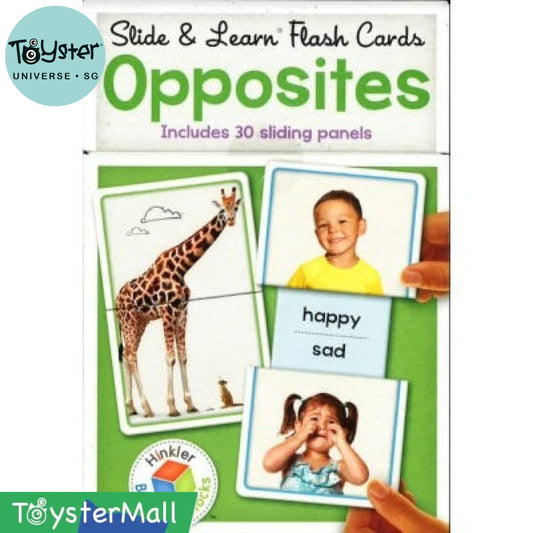 Hinkler Slide & Learn Flashcards Opposites Flash Cards