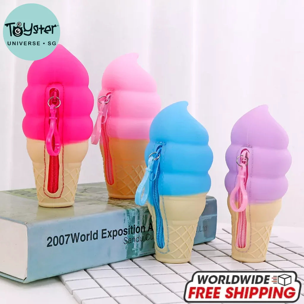 Ice Cream Candy Color Silicone Coin Purse