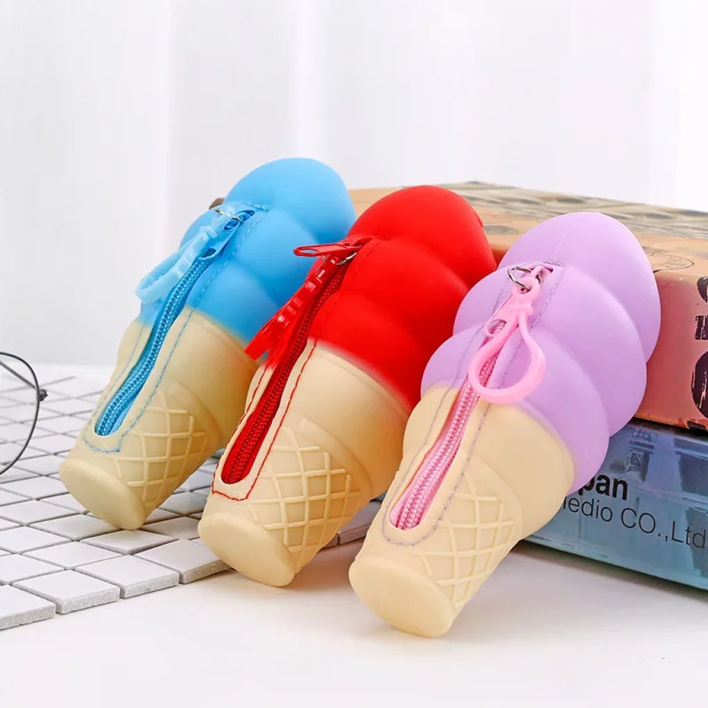 Ice Cream Candy Color Silicone Coin Purse