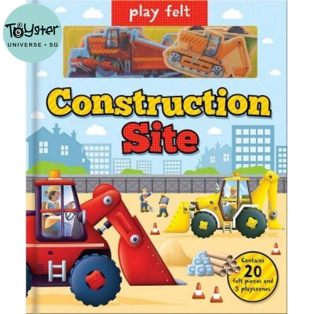Imagine That - Play Felt Construction Site Soft Books