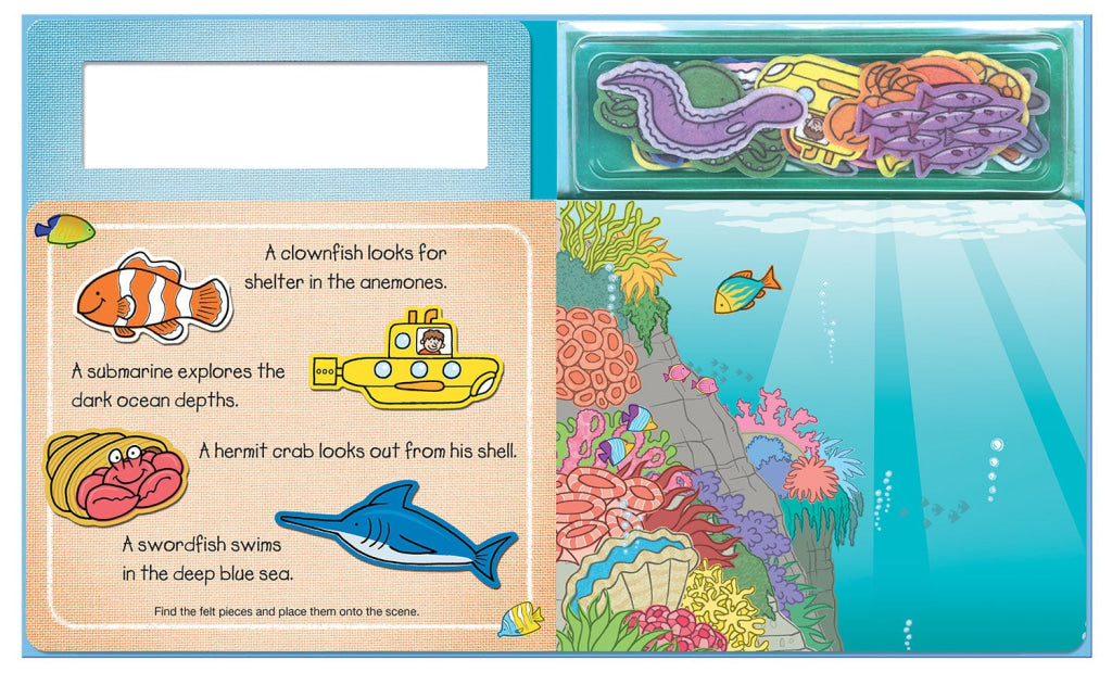 Imagine That - Play Felt Ocean Animals Soft Books