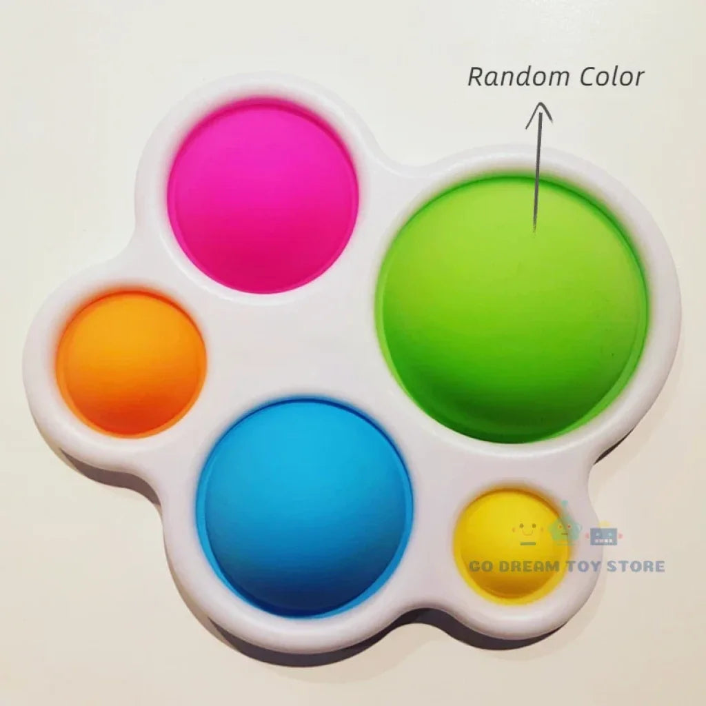Infant Baby Toy Montessori Colorful Puzzle Board White