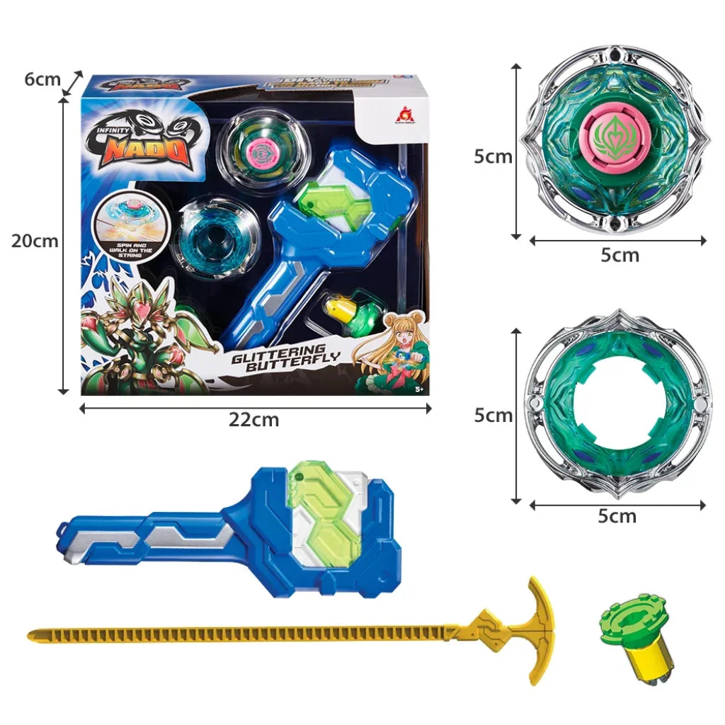 Infinity Nado 3 Athletic Series-Glittering Butterfly Gyro Infinity Nado