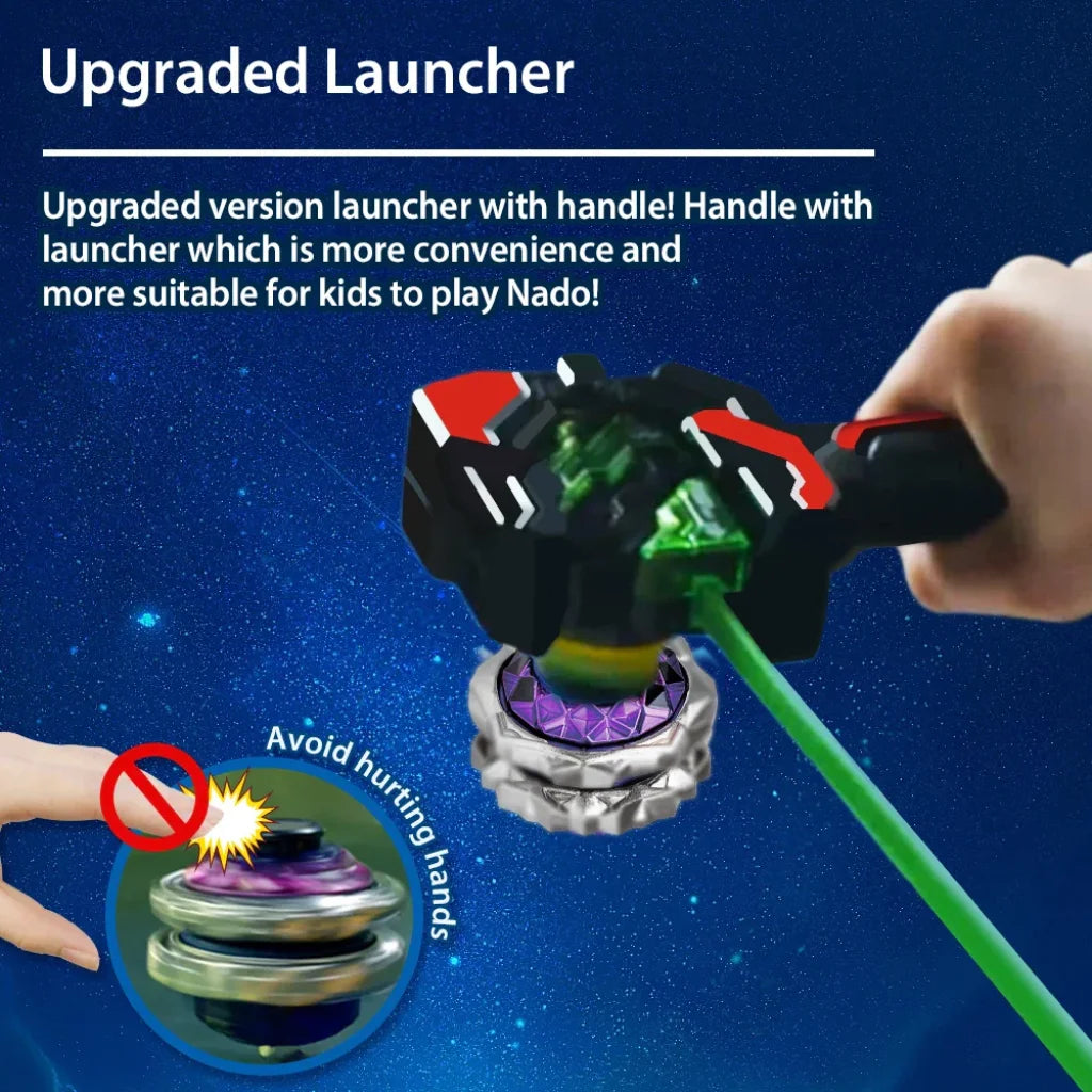Infinity Nado 3 Original Crack Series 2 In1 Split Transforming Metal Gyro Battle Spinning Top