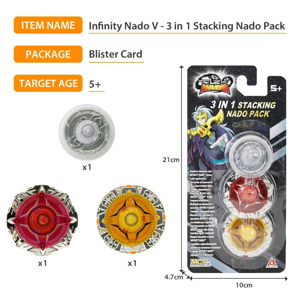 Infinity Nado 5 3-In-1 Stacking Pack Infinity Nado