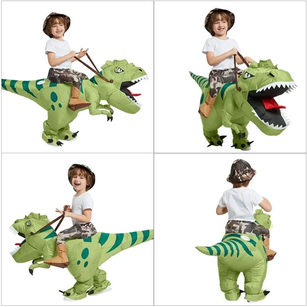 Inflatable Dinosaur Velociraptor Costume