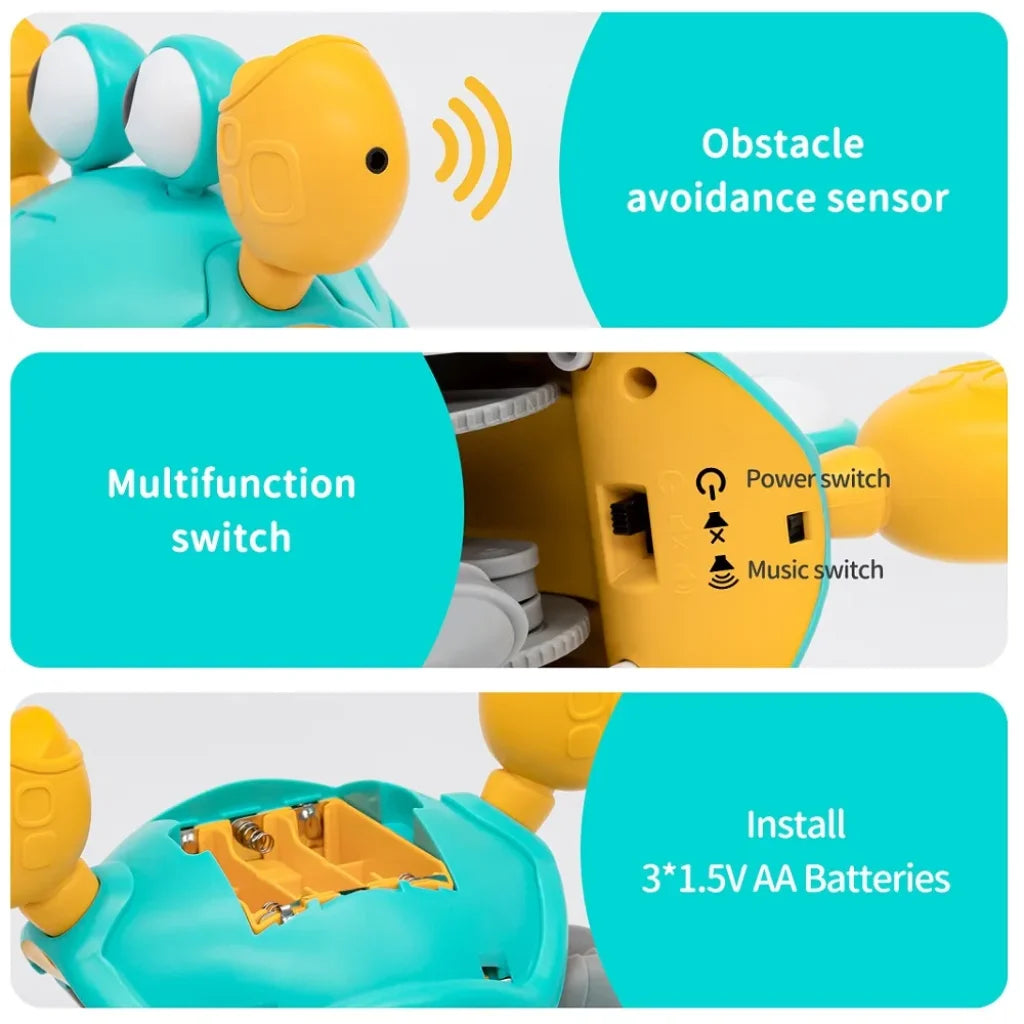 Interactive Dancing Crab