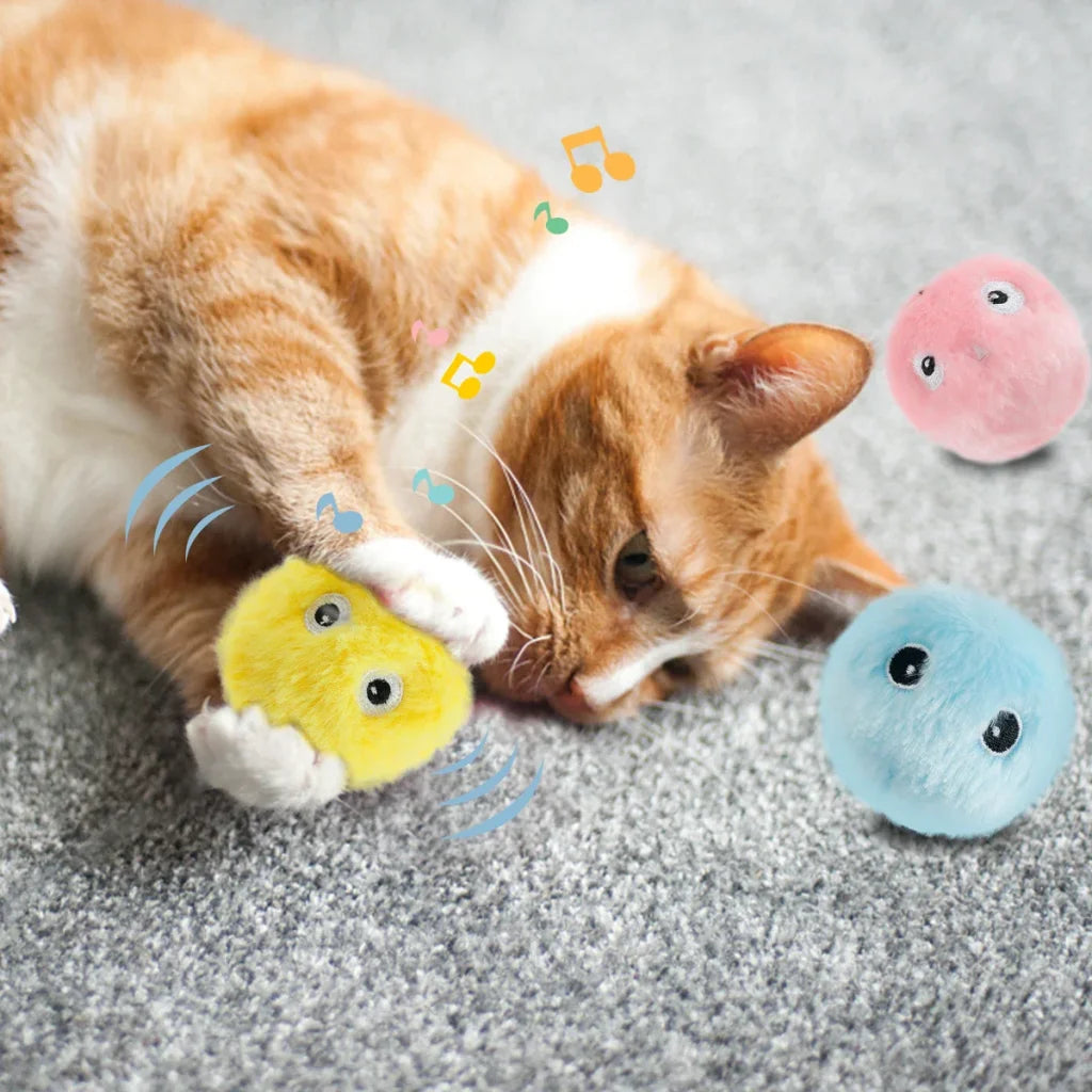 Interactive Pet Plush Ball