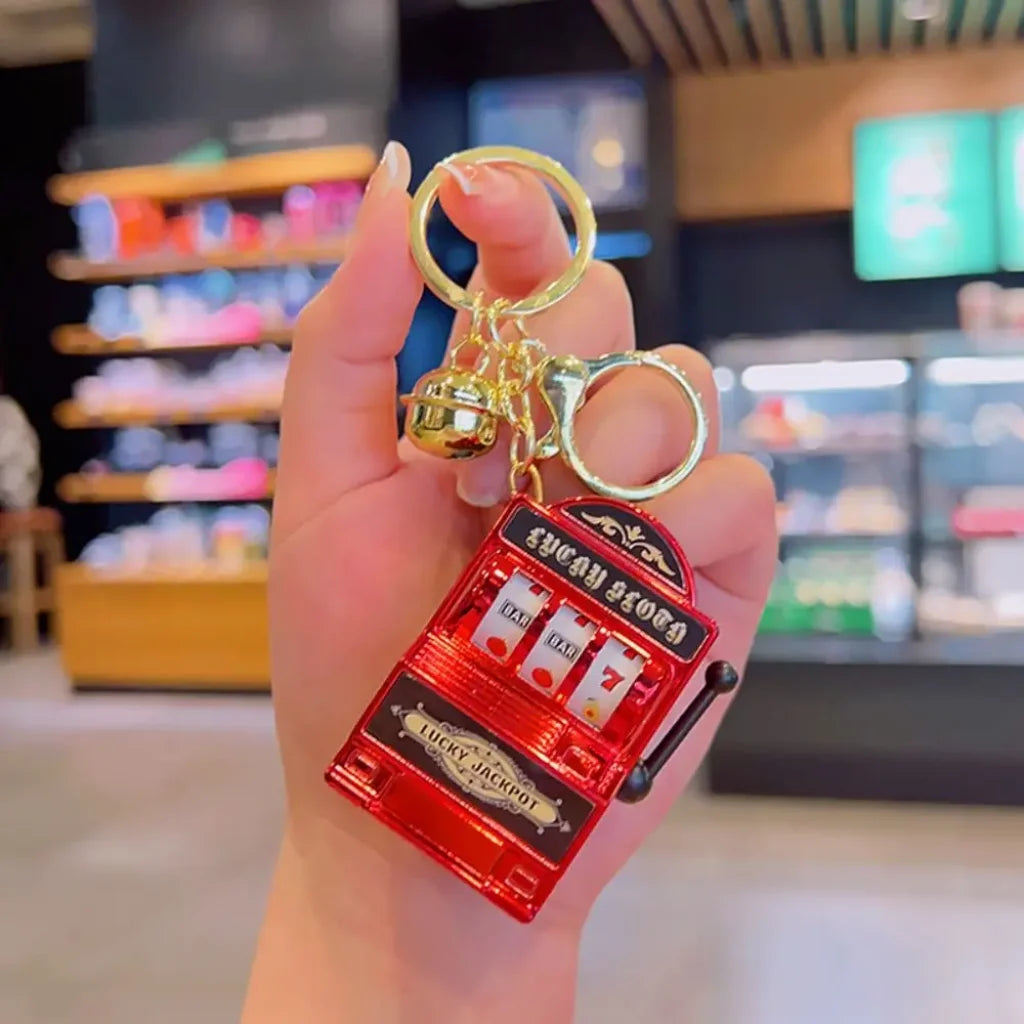 Jackpot Machine Keychain Red2
