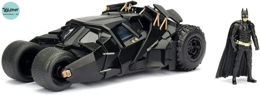 Jada Toys Dc Comics The Dark Knight Batmobile With Batman Figure 1:24