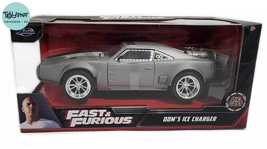 Jada Toys Fast & Furious 1:24 Dom’s Ice Charger Die-Cast Car And