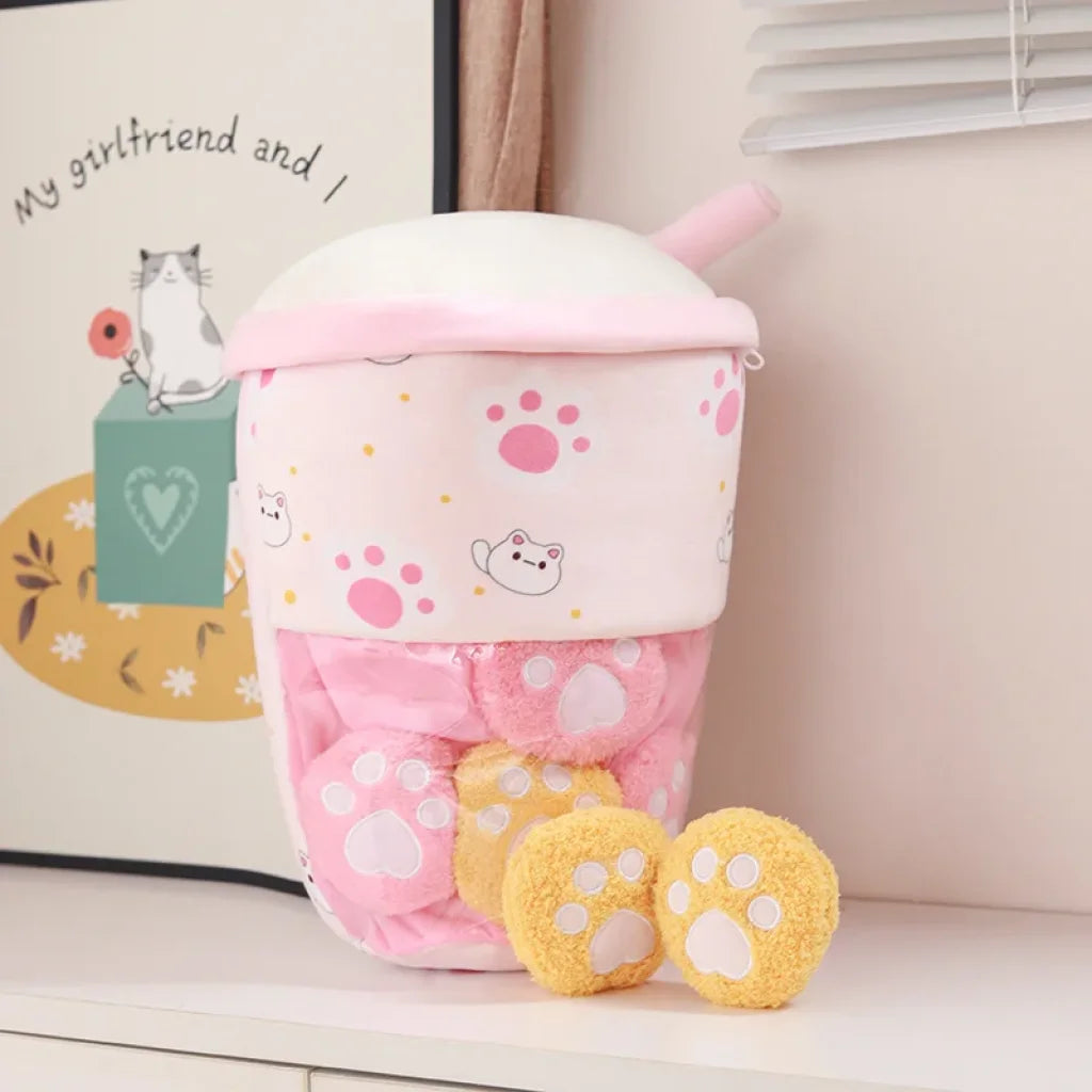 Japan Ramen Snack Throw Pillow In a Bag Stuffed - 30-38cm pink / about 35-45cm