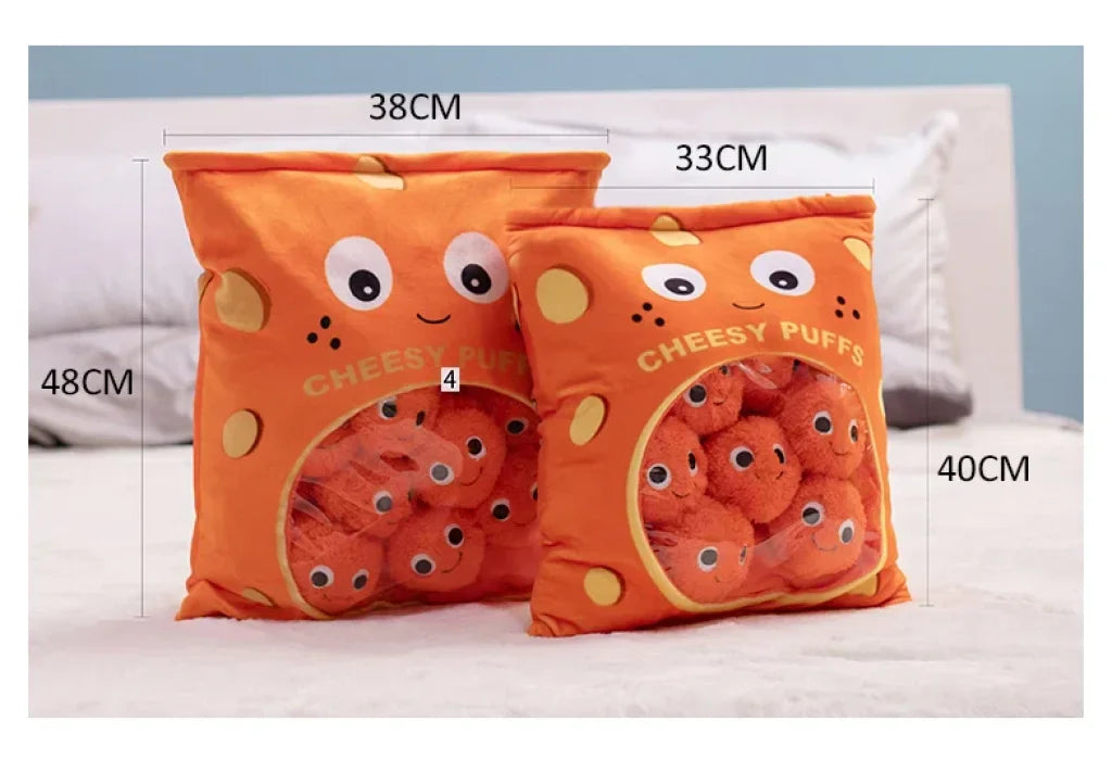 Japan Ramen Snack Throw Pillow In a Bag Stuffed - 6pcs-small 30cm only / about 35-45cm