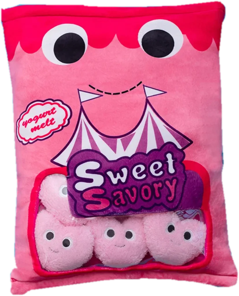 Japan Ramen Snack Throw Pillow In a Bag Stuffed - 9pcs mini sweet / about 35-45cm