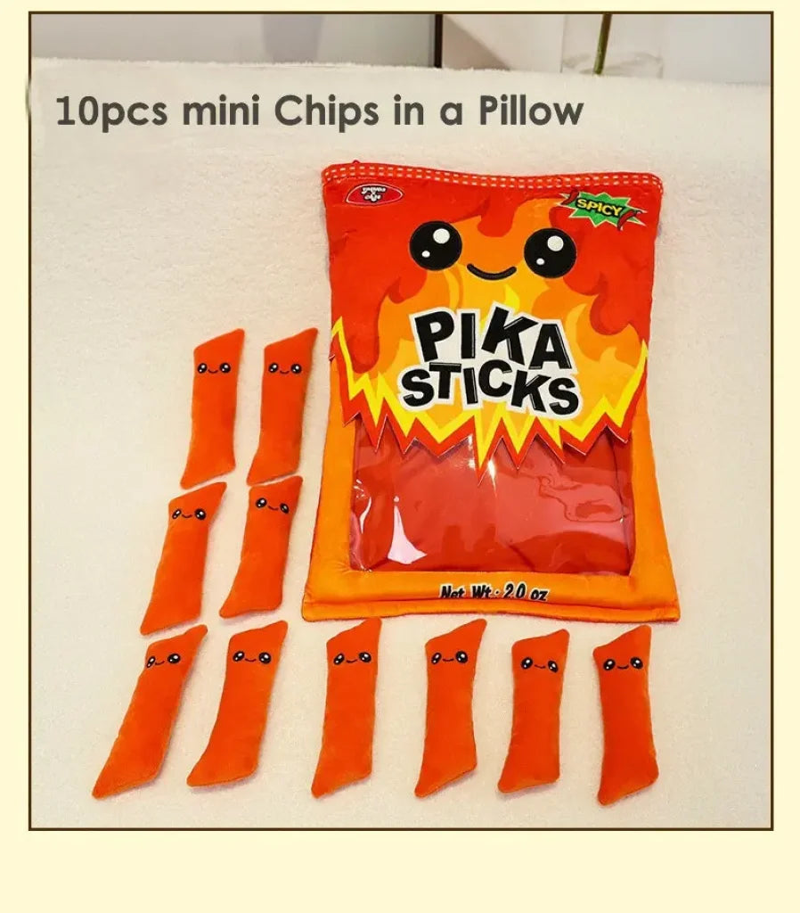 Japan Ramen Snack Throw Pillow In a Bag Stuffed - chips / about 35-45cm