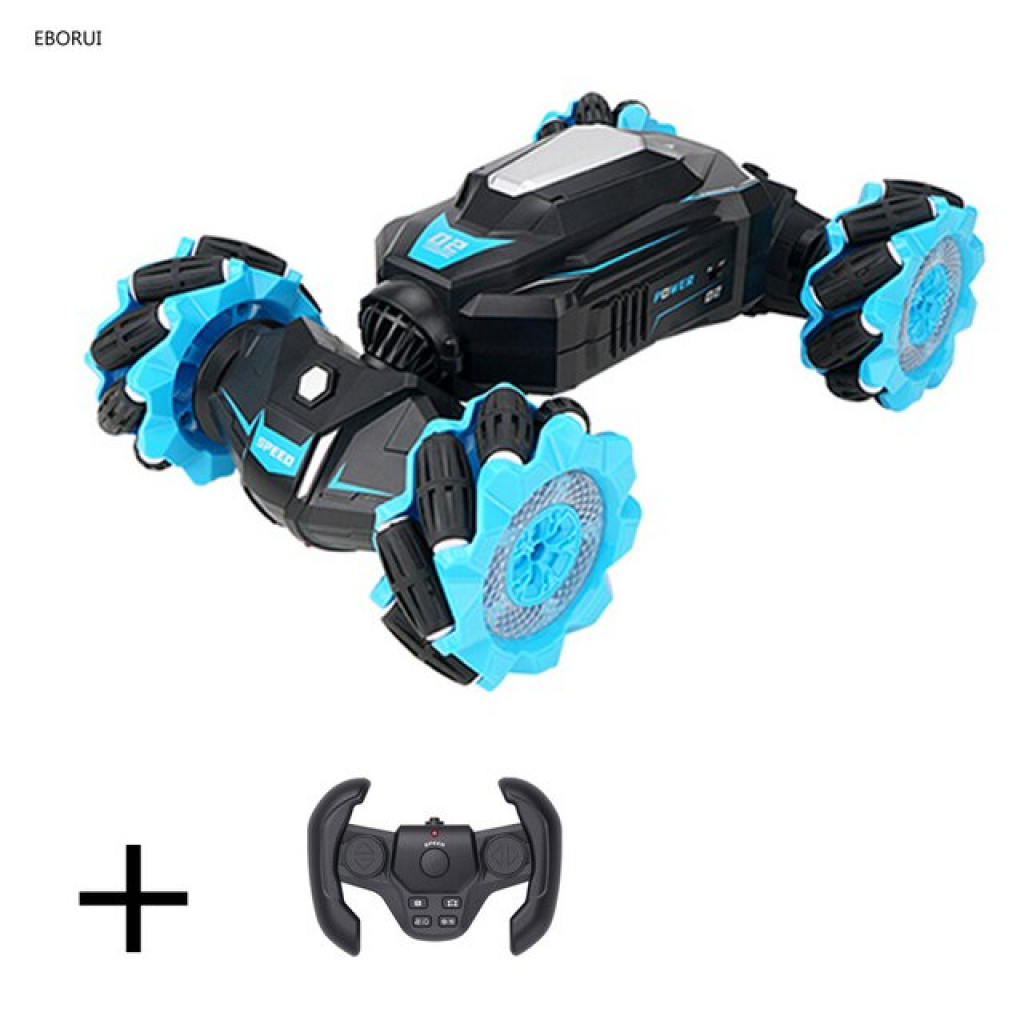 Jjrc Q106 2.4G 4Wd Rc Twist Stunt Car Blue