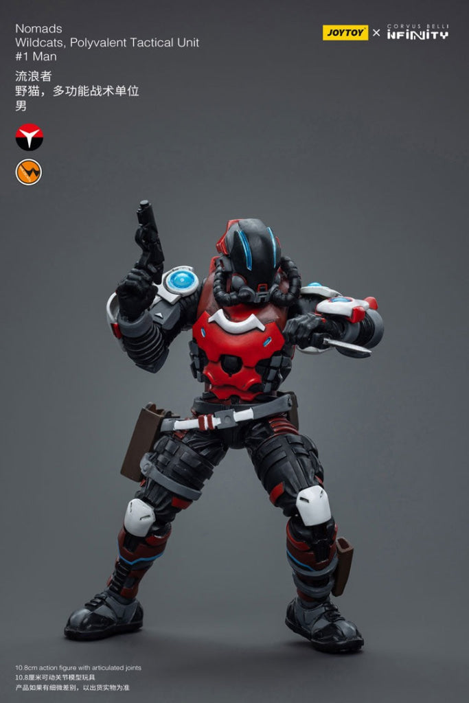 Joytoy Corvus Belli Infinity Nomads Wildcats Polyvalent Tactical Unit #1Man