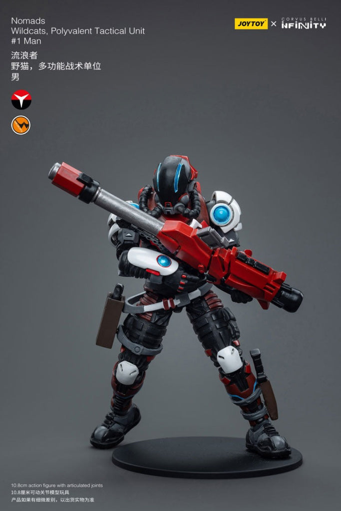 Joytoy Corvus Belli Infinity Nomads Wildcats Polyvalent Tactical Unit #1Man