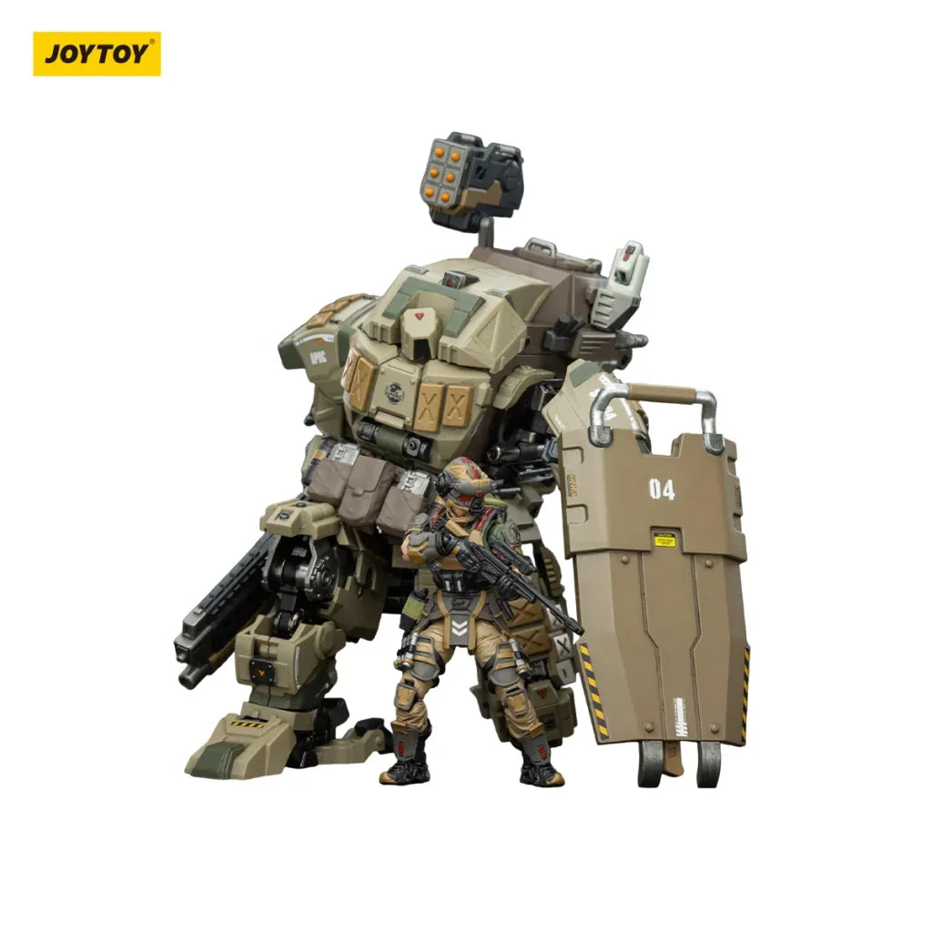 JOYTOY Dark Source 1/25 Action Figures APOC Series Bedrock Albus Standard Combat Type Mech - Heavy Assault