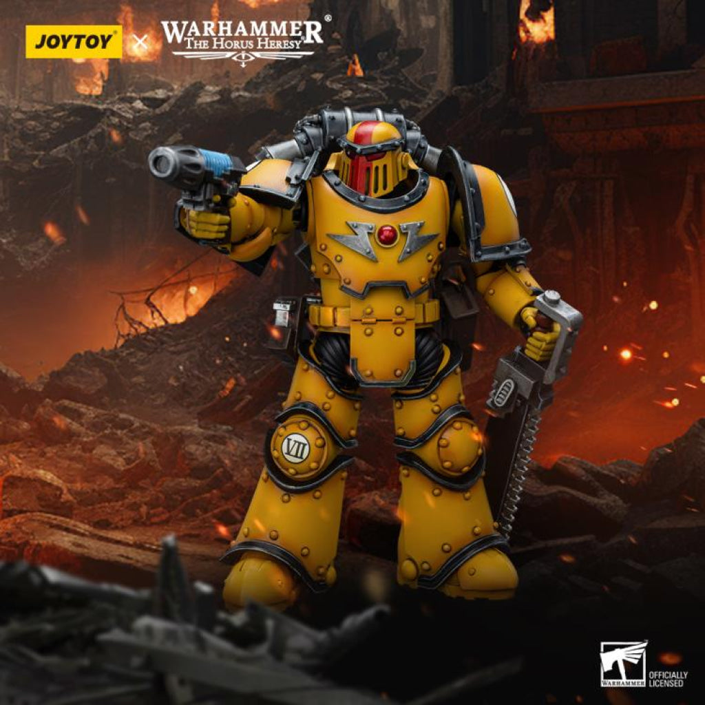 Joytoy Imperial Fists Legion Mkiii Despoiler Squad Sergeant With Plasma Pistol Jt9084 Warhammer 40K