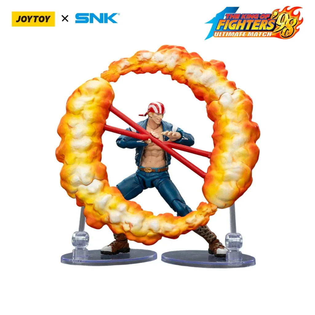 JOYTOY SNK 1/18 Action Figures KOF 98UM Hero Team Kyo Kusanagi Goro Daimon Benimaru Nikaido