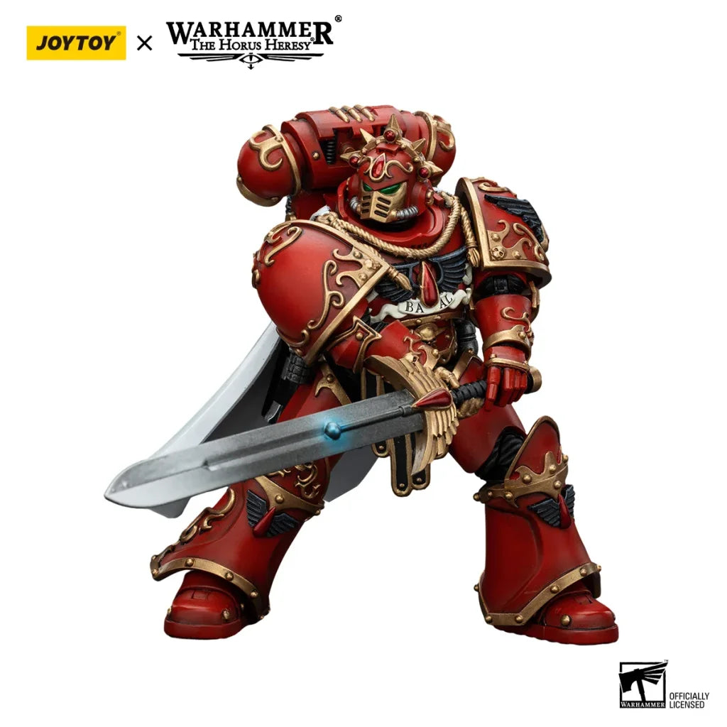 JOYTOY Warhammer 40k 1/18 Action Figures Anime 12.4cm Blood Angels Legion Praetor with Paragon Blade - Legion Praetor