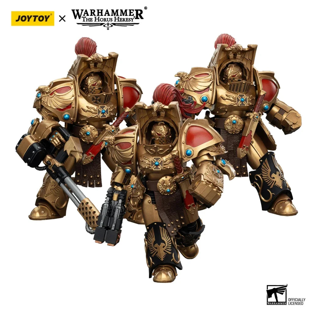 JOYTOY Warhammer 40k 1/18 Action Figures Anime 12.6cm Legio Custodes Aquilon Terminator Squad Custodian Venatari Squad