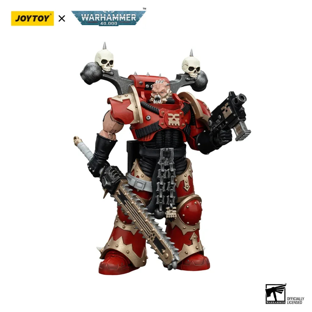 JOYTOY Warhammer 40k 1/18 Action Figures Anime 12.6cm World Eaters Khorne Berzerker - 10 / 12.6cm